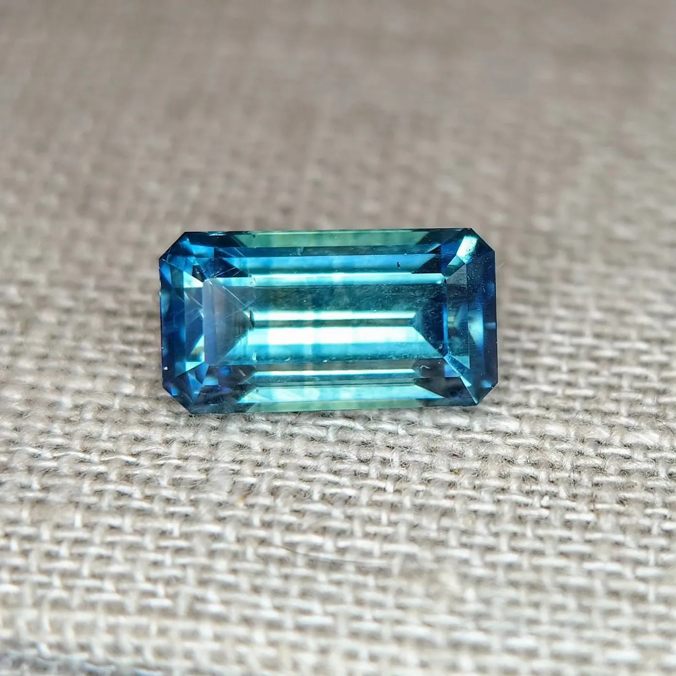 6.16ct BLUE TIGER STRIPED MONTANA SAPPHIRE