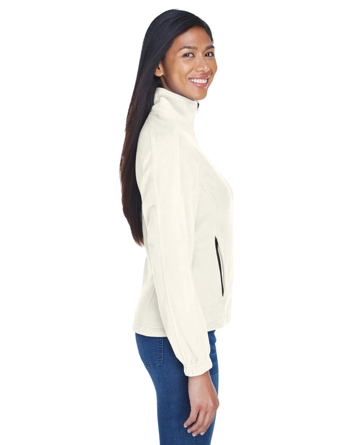 8481 UltraClub® Polyester Ladies' Iceberg Fleece Full-Zip Jacket SKU: 8481