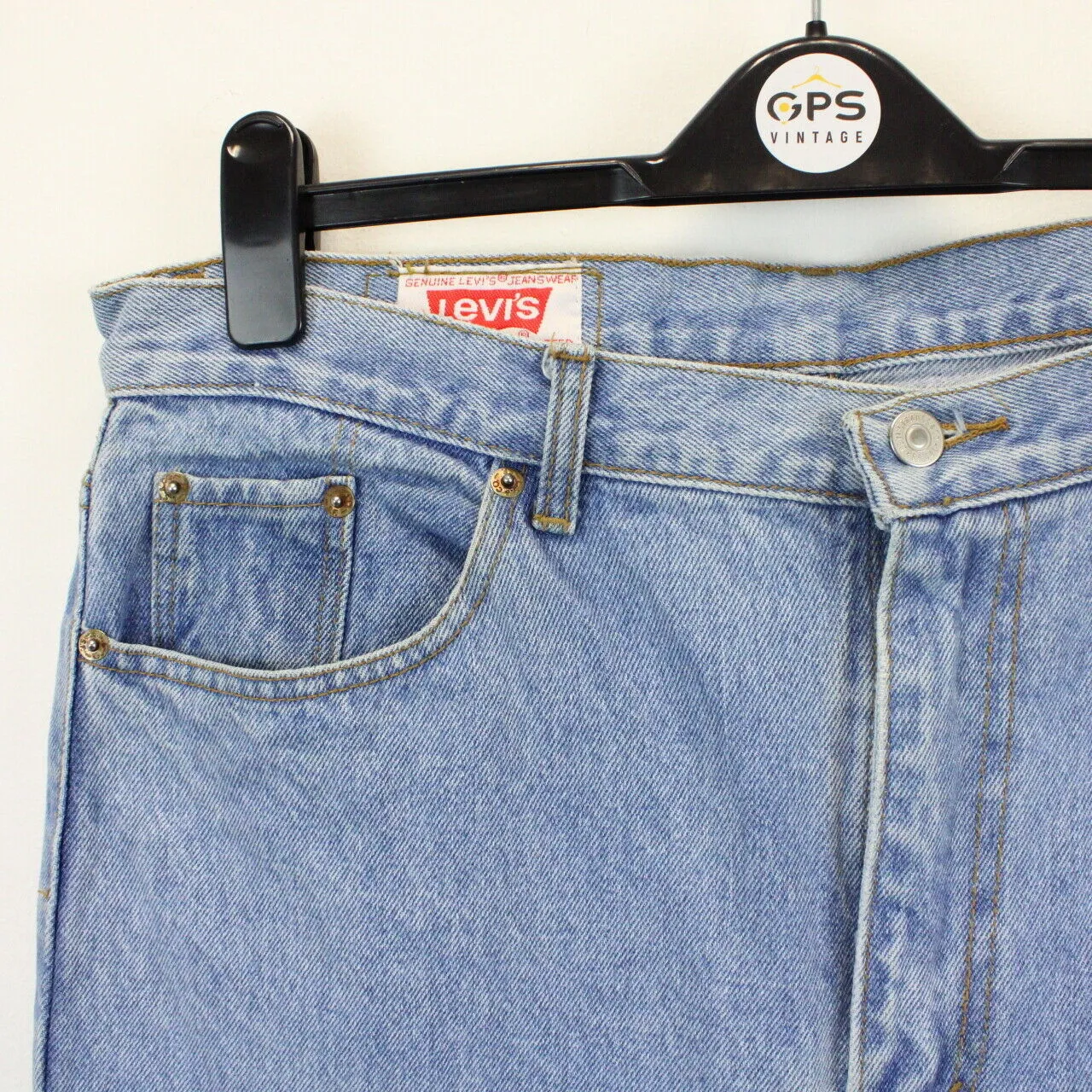 90s LEVIS 501 Jeans Light Blue | W36 L32