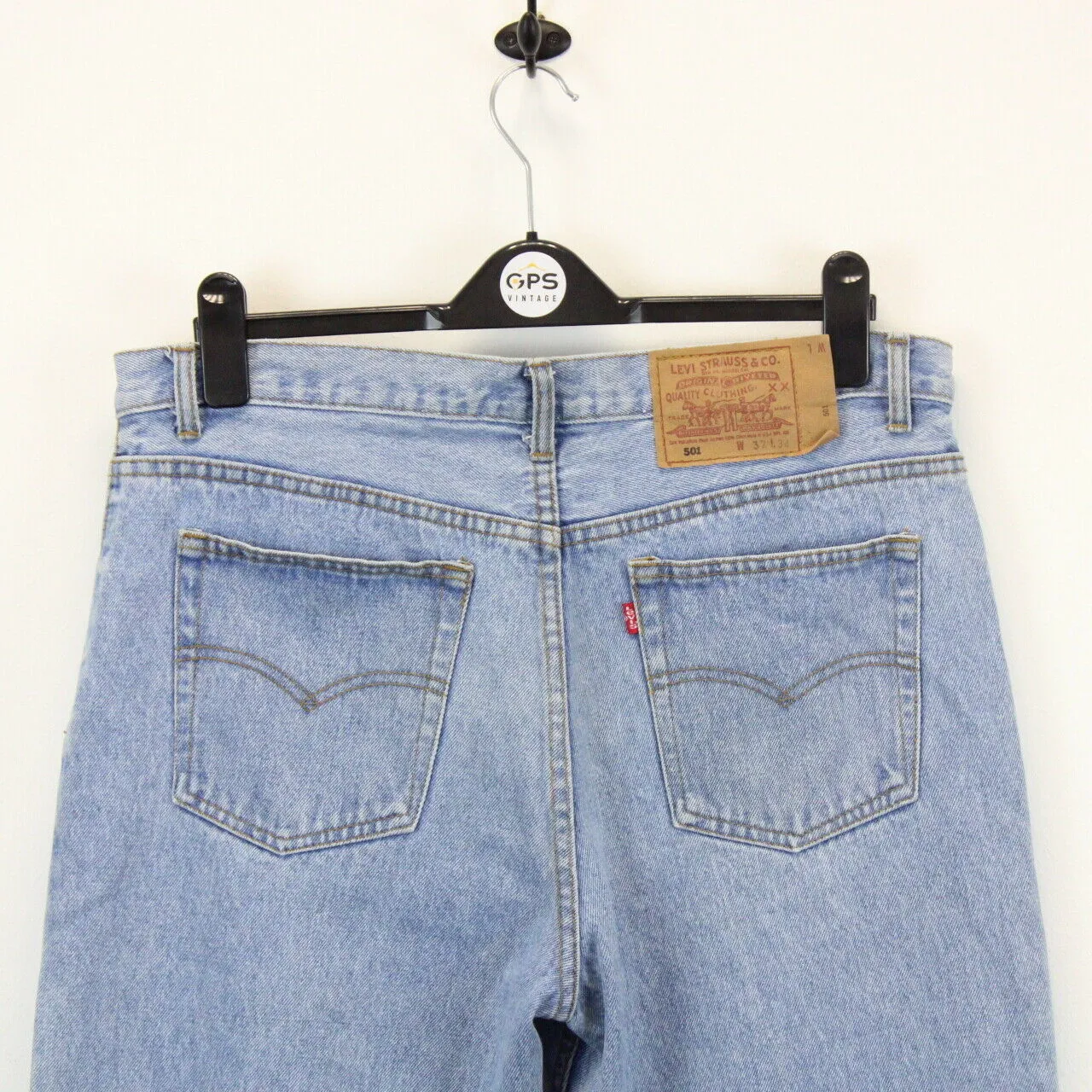 90s LEVIS 501 Jeans Light Blue | W36 L32