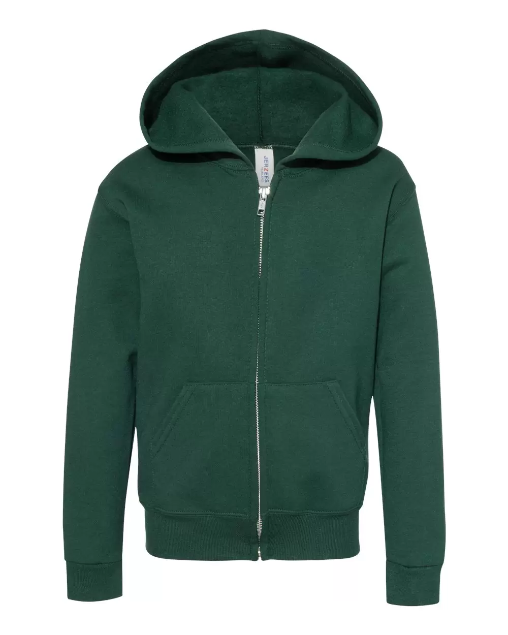 993B Jerzees Youth 8 oz. NuBlend® 50/50 Full-Zip Hood SKU: 993B