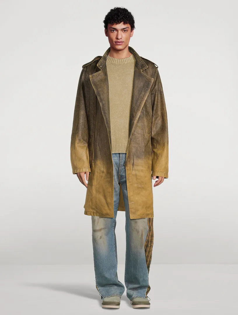 ACNE STUDIOS Denim Belted Coat