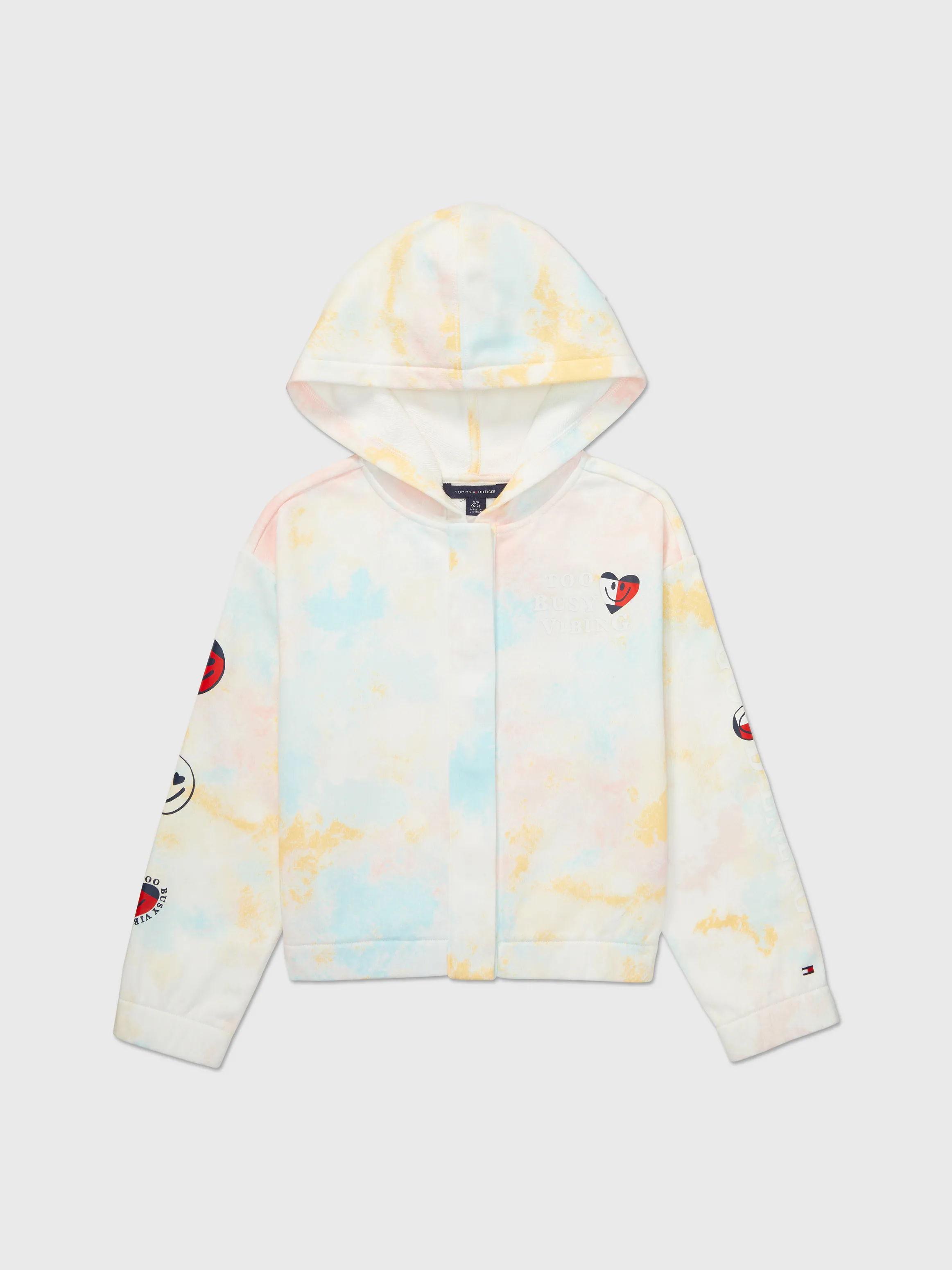 Adaptive Girls Tie Dye Hoodie | Adaptive Sweatshirts & Hoodies | Tommy Adaptive