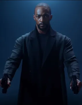 Altered Carbon Season 2 Anthony Mackie Coat | Men's Black Trench Coat