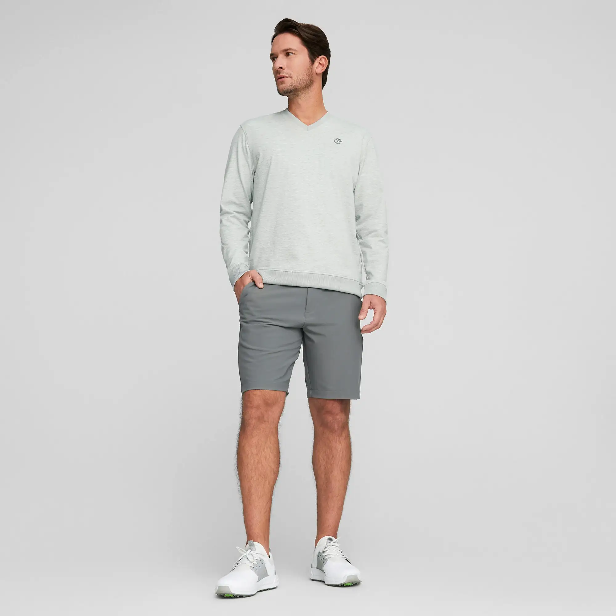 AP CLOUDSPUN V-Neck Golf Sweatshirt