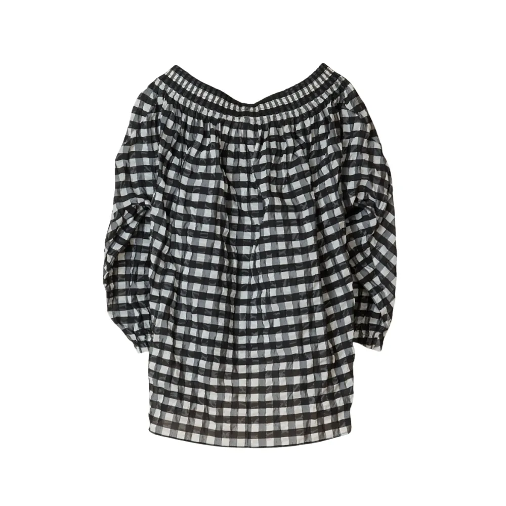 Azzedine Alaia  |Gingham Casual Style Nylon Cropped Cotton Party Style