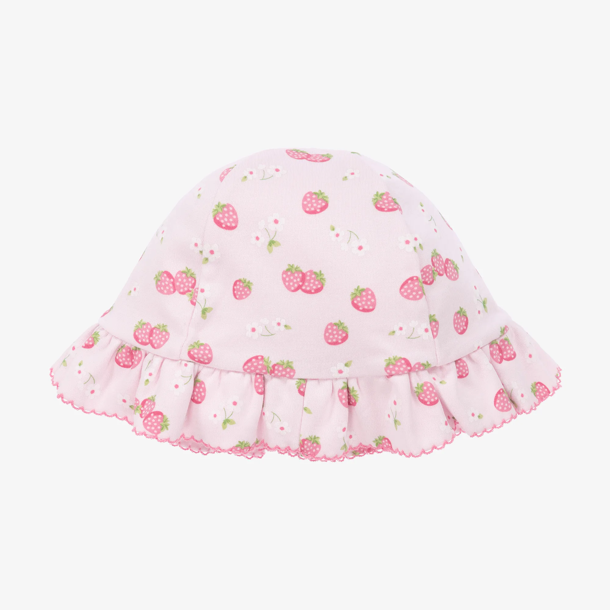 Baby Girls Pink Strawberry Essence Hat