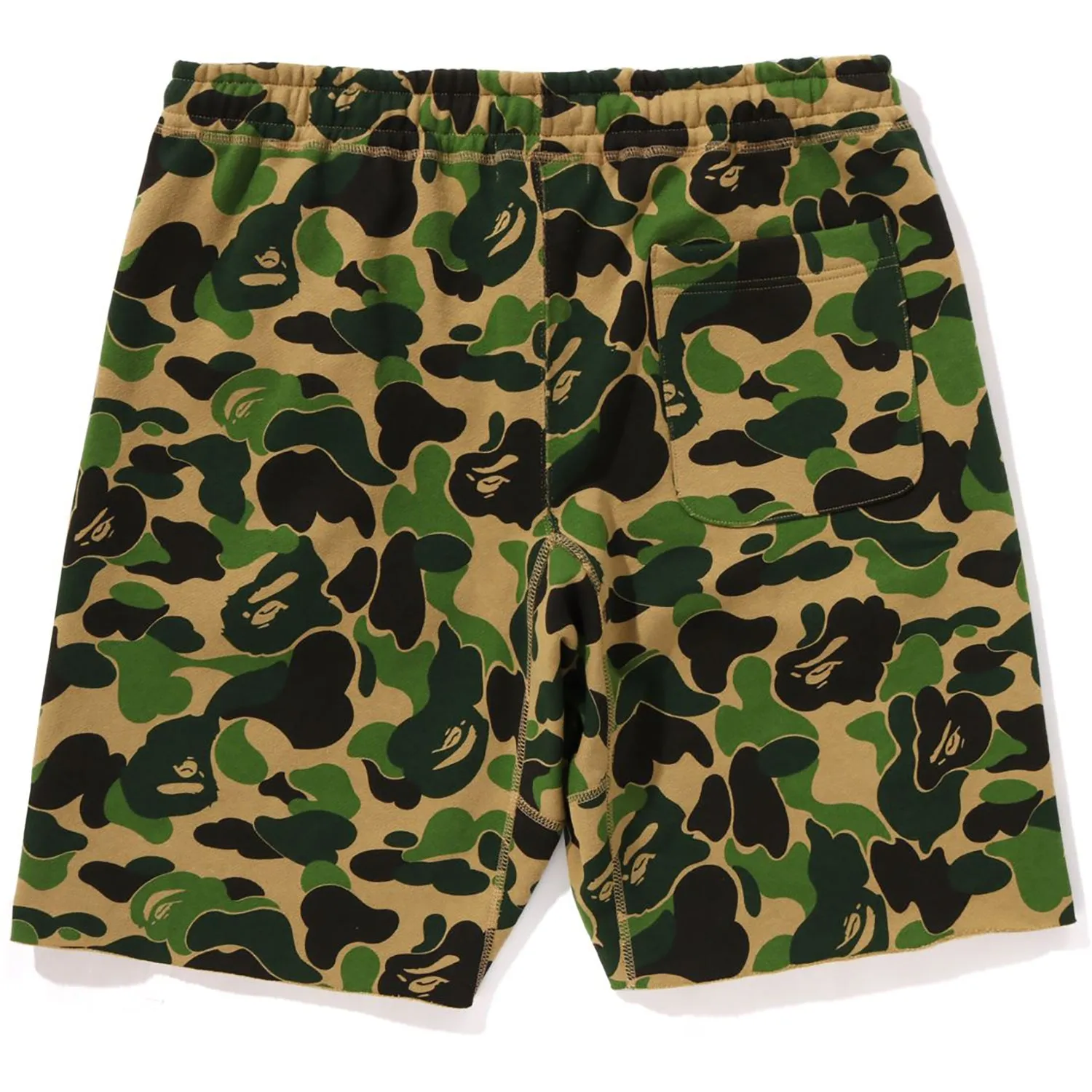 BAPE X READYMADE ABC CAMO EAGLE WIDE SWEAT SHORTS MENS