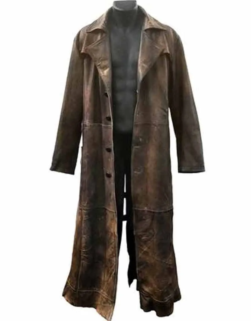 Batman Knightmare Brown Leather Coat