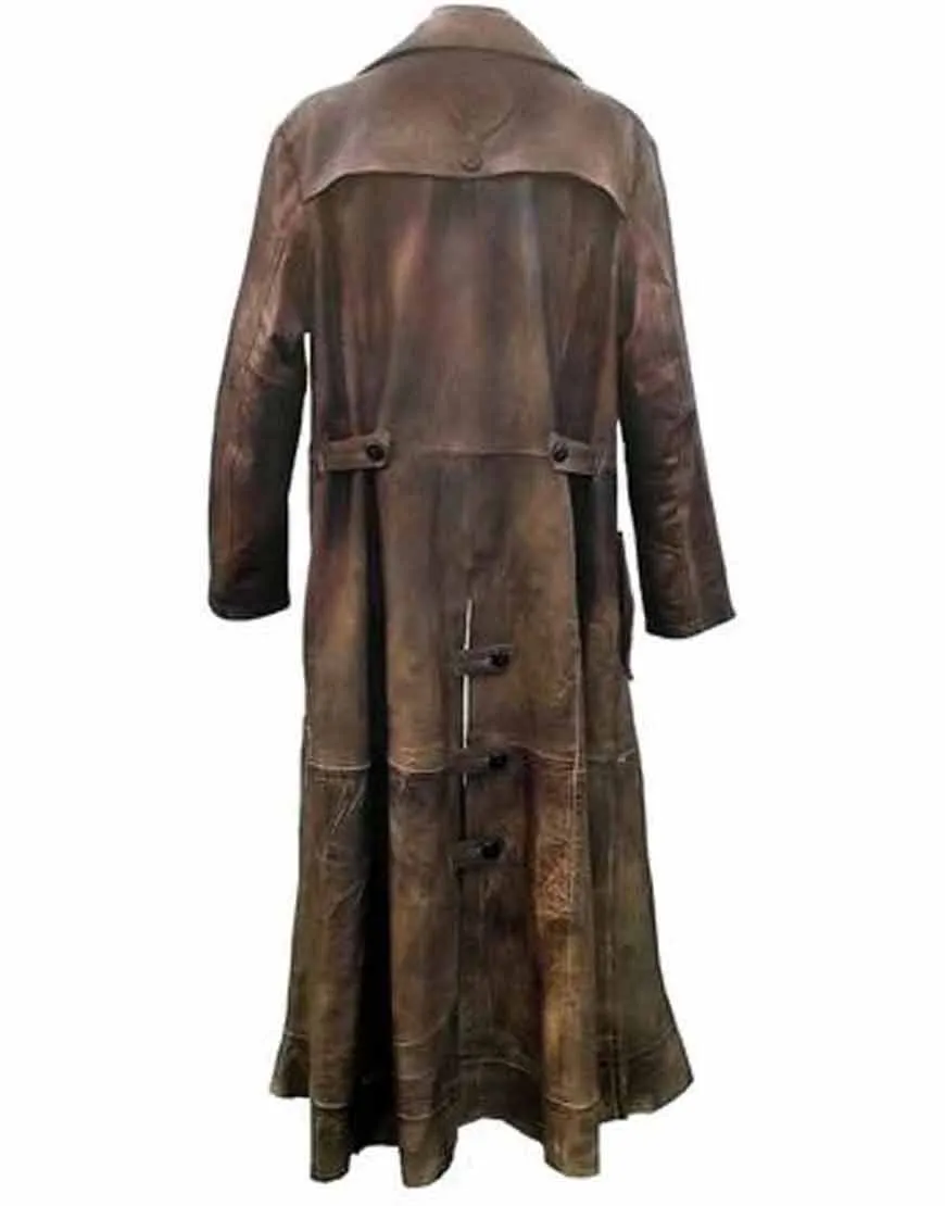 Batman Knightmare Brown Leather Coat