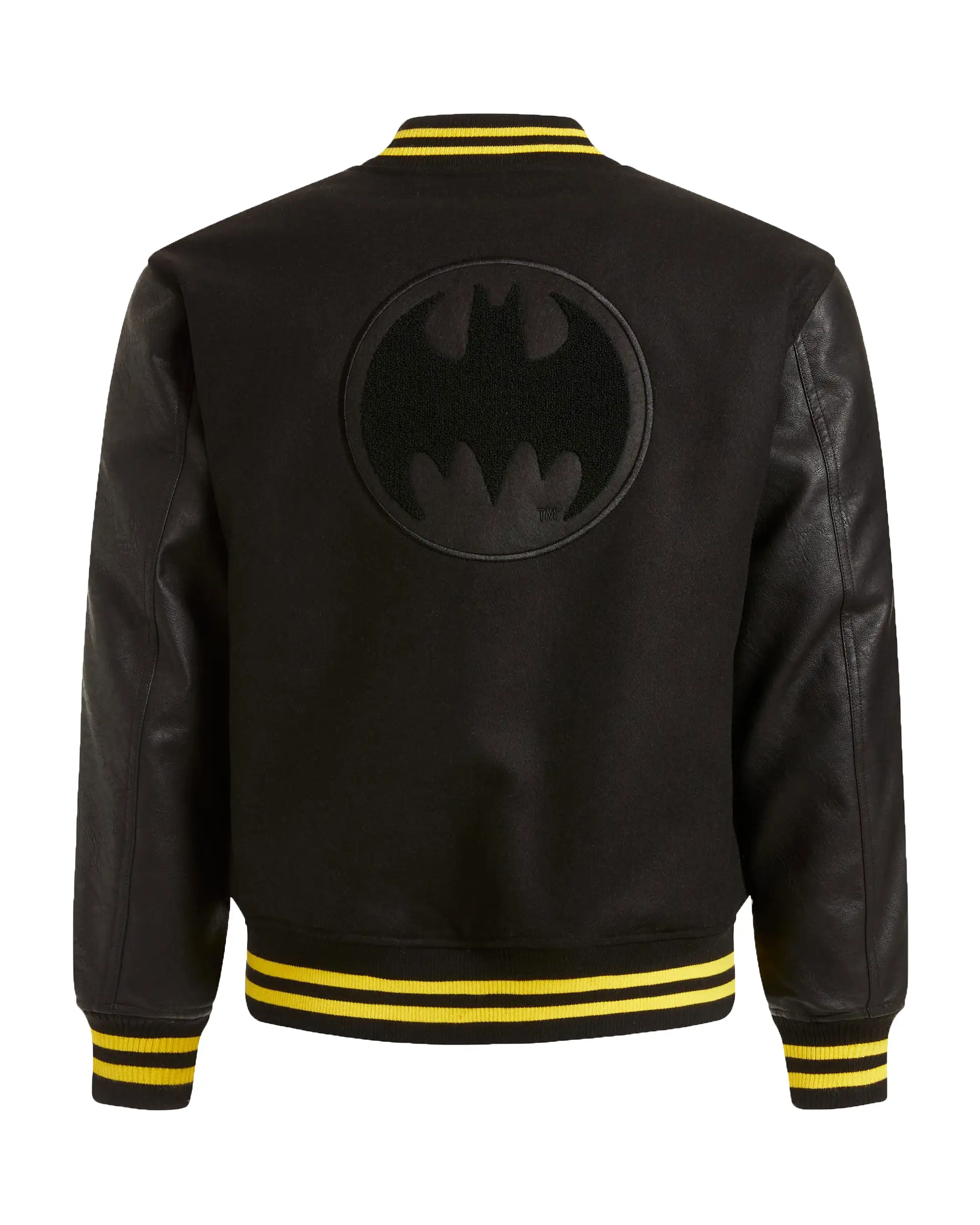 Batman Patched Letterman Jet Black Guess Originals