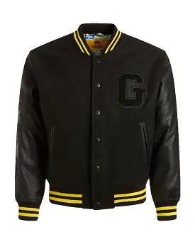 Batman Patched Letterman Jet Black Guess Originals