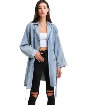 Belle & Bloom Women's Relaxed Boyfriend Denim Jacket