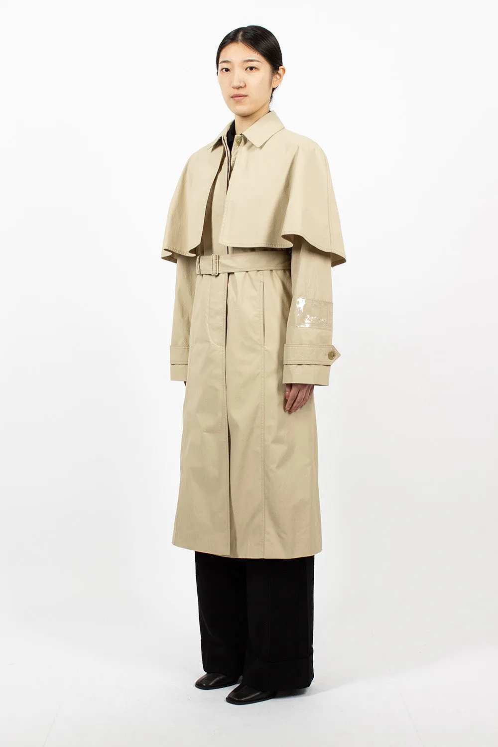 Belted Trench Coat Beige