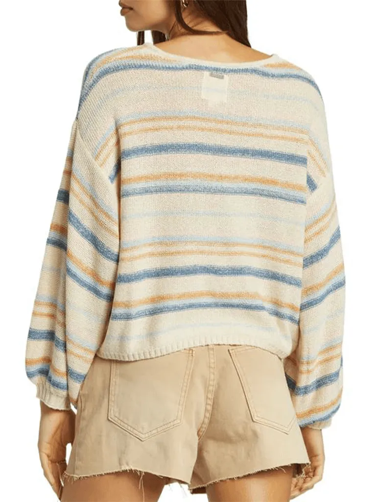 Billabong So Sweet Sweater in Dusk Blue