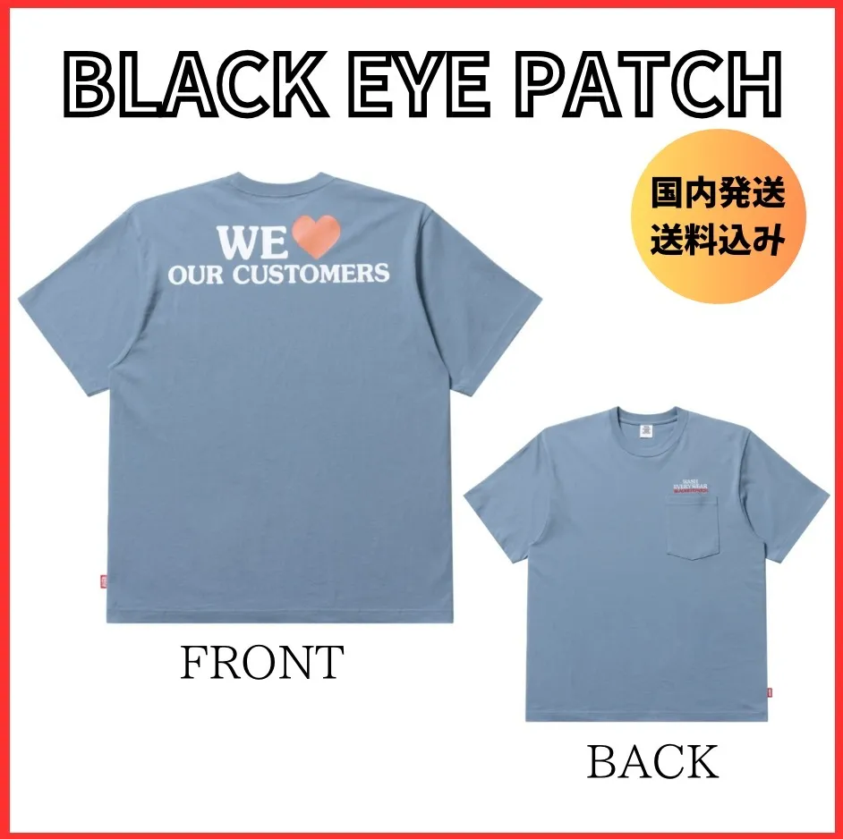 BlackEyePatch  |Street Style Cotton Short Sleeves Logo Skater Style T-Shirts