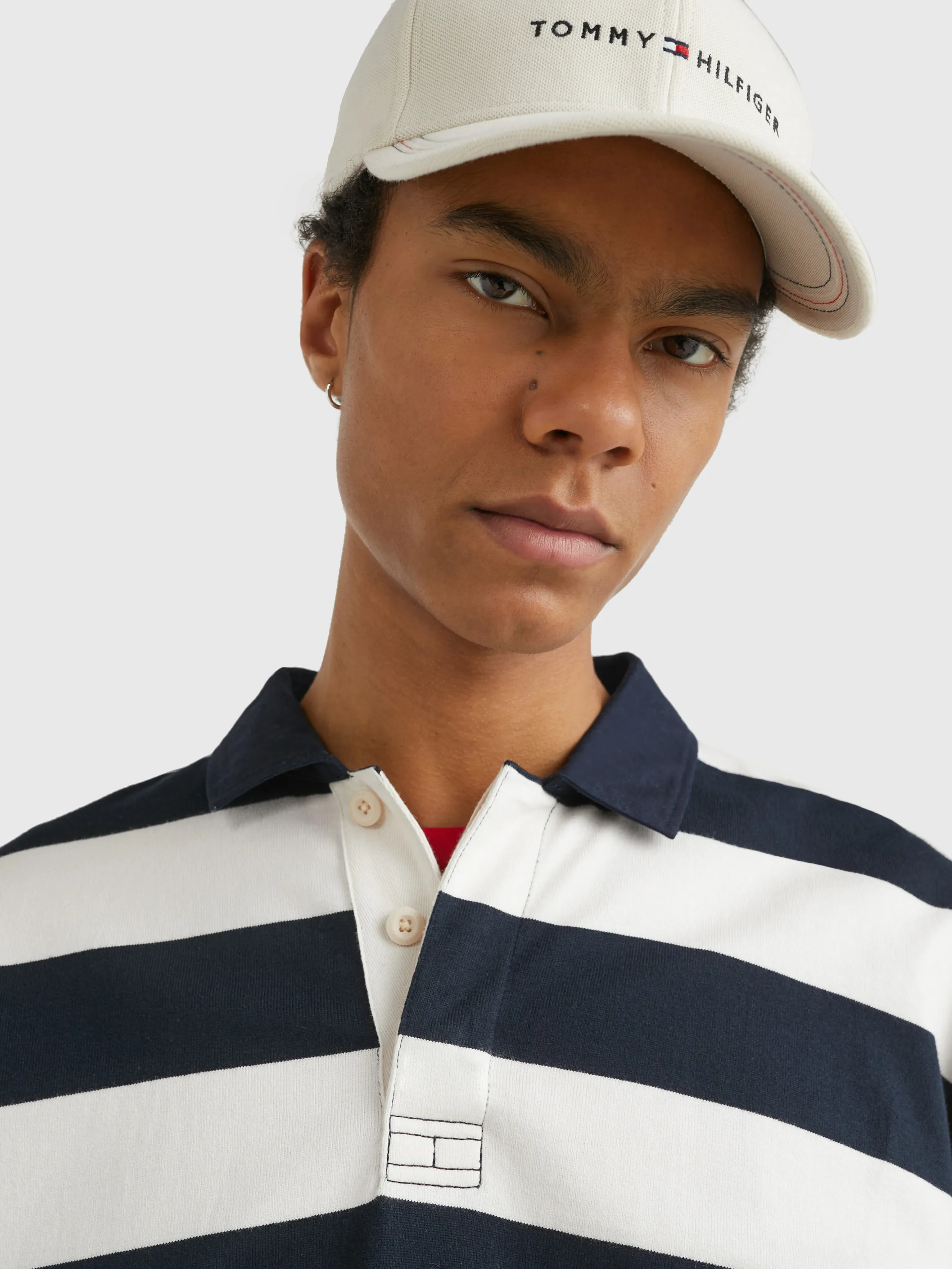 Block Stripe Archive Fit Rugby Shirt | Sweatshirts & Hoodies | Tommy Hilfiger