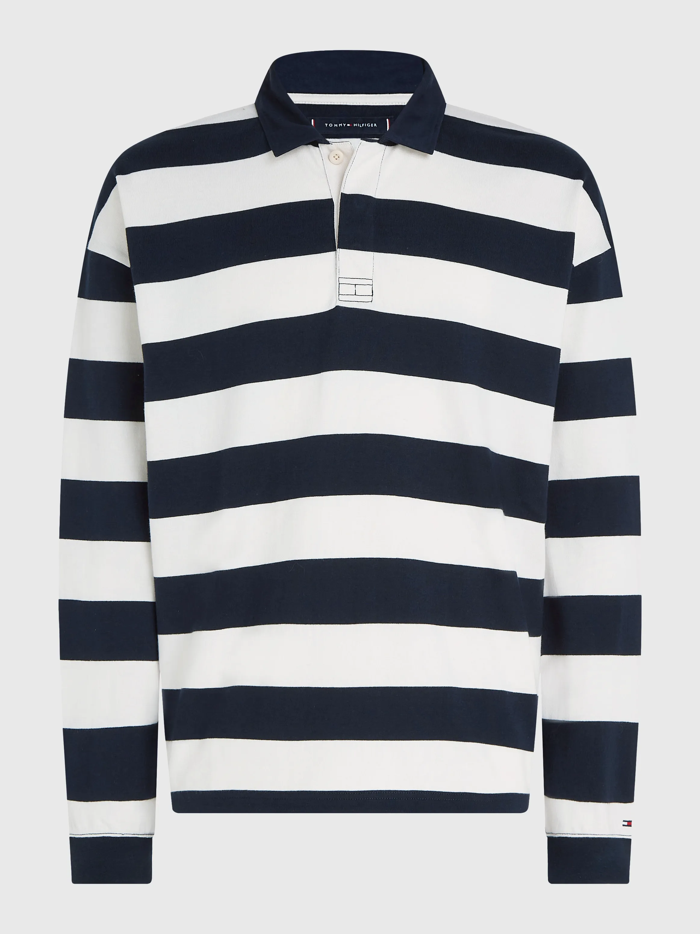 Block Stripe Archive Fit Rugby Shirt | Sweatshirts & Hoodies | Tommy Hilfiger