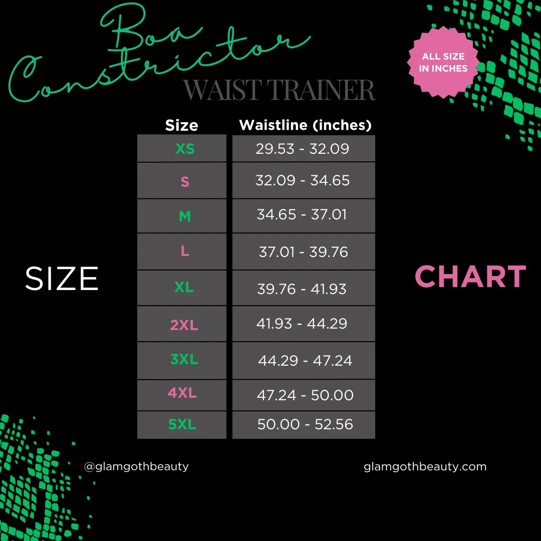 BOA CONSTRICTOR WAIST TRAINER