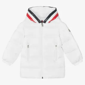 Boys White Down Padded Coat