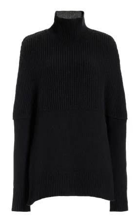 Brandon Maxwell The Matea Knit Turtleneck Sweater