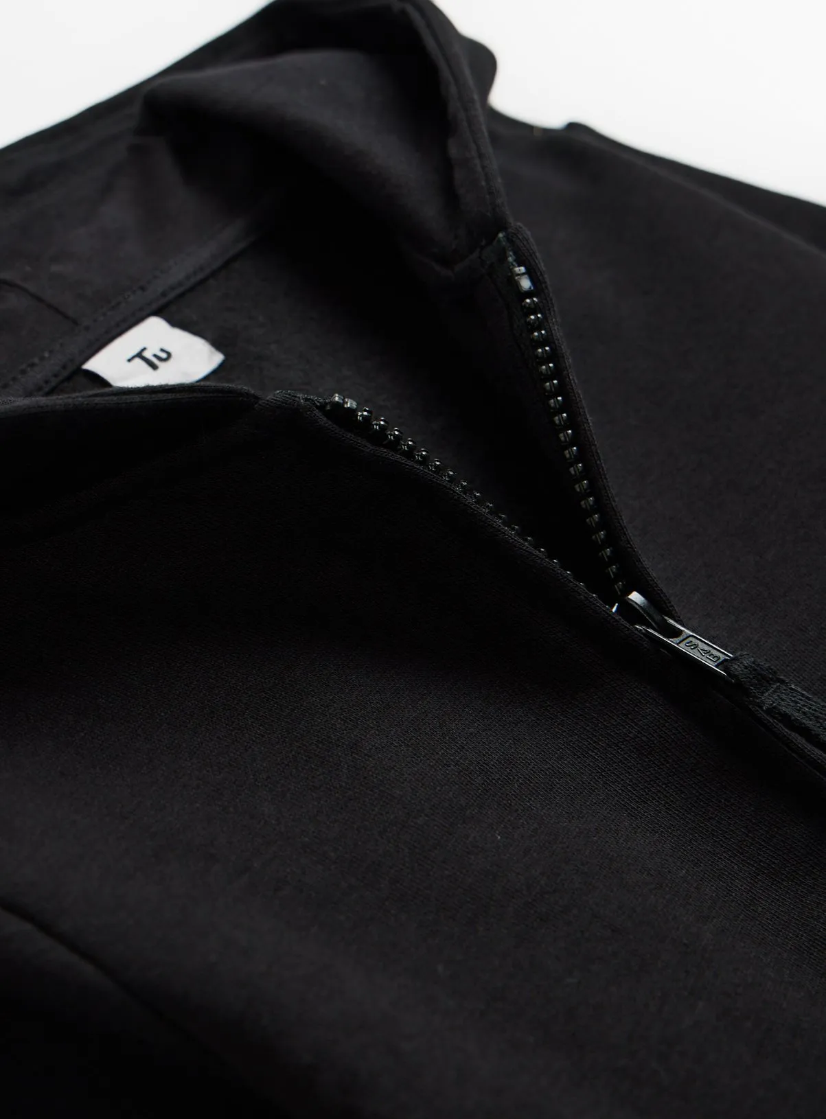 Buy Black Zip-Through Hoodie 8 years | Jumpers and hoodies | Tu