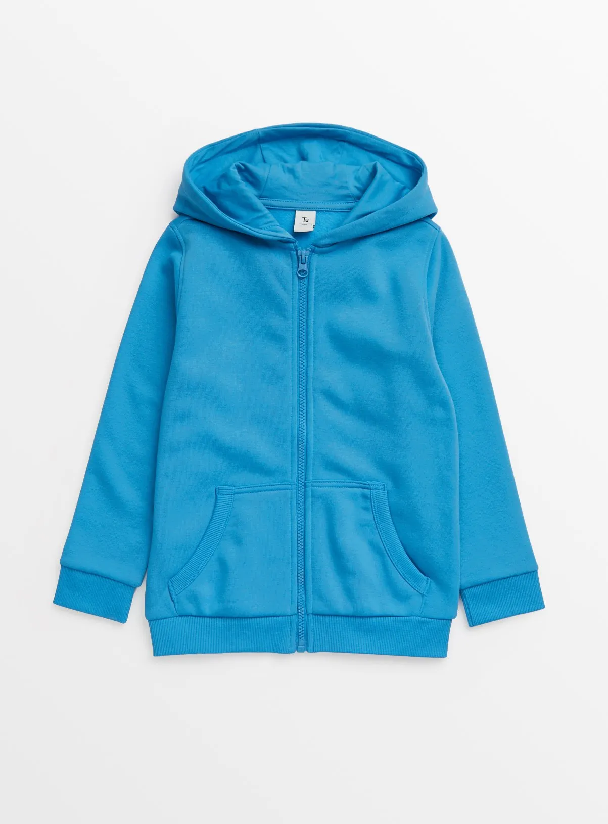 Buy Bright Blue Zip-Through Hoodie 3 years | Jumpers and hoodies | Tu