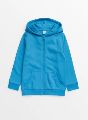 Buy Bright Blue Zip-Through Hoodie 3 years | Jumpers and hoodies | Tu