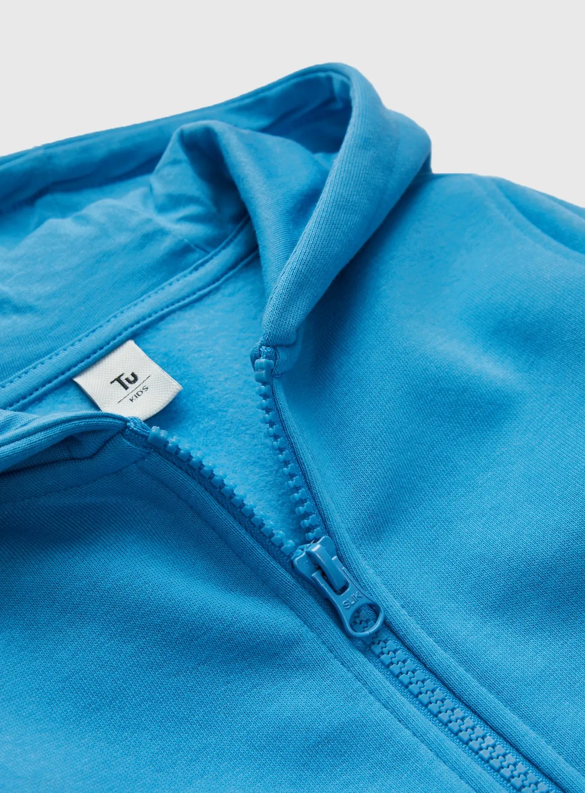 Buy Bright Blue Zip-Through Hoodie 3 years | Jumpers and hoodies | Tu