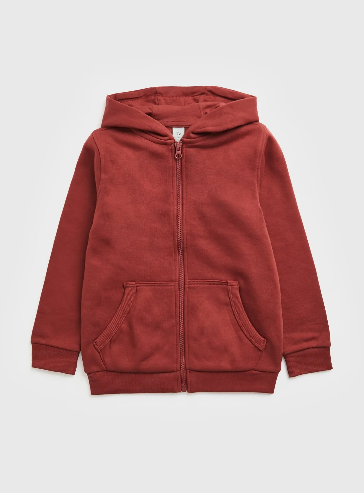 Buy Red Zip Through Hoodie 4 years | Jumpers and hoodies | Tu