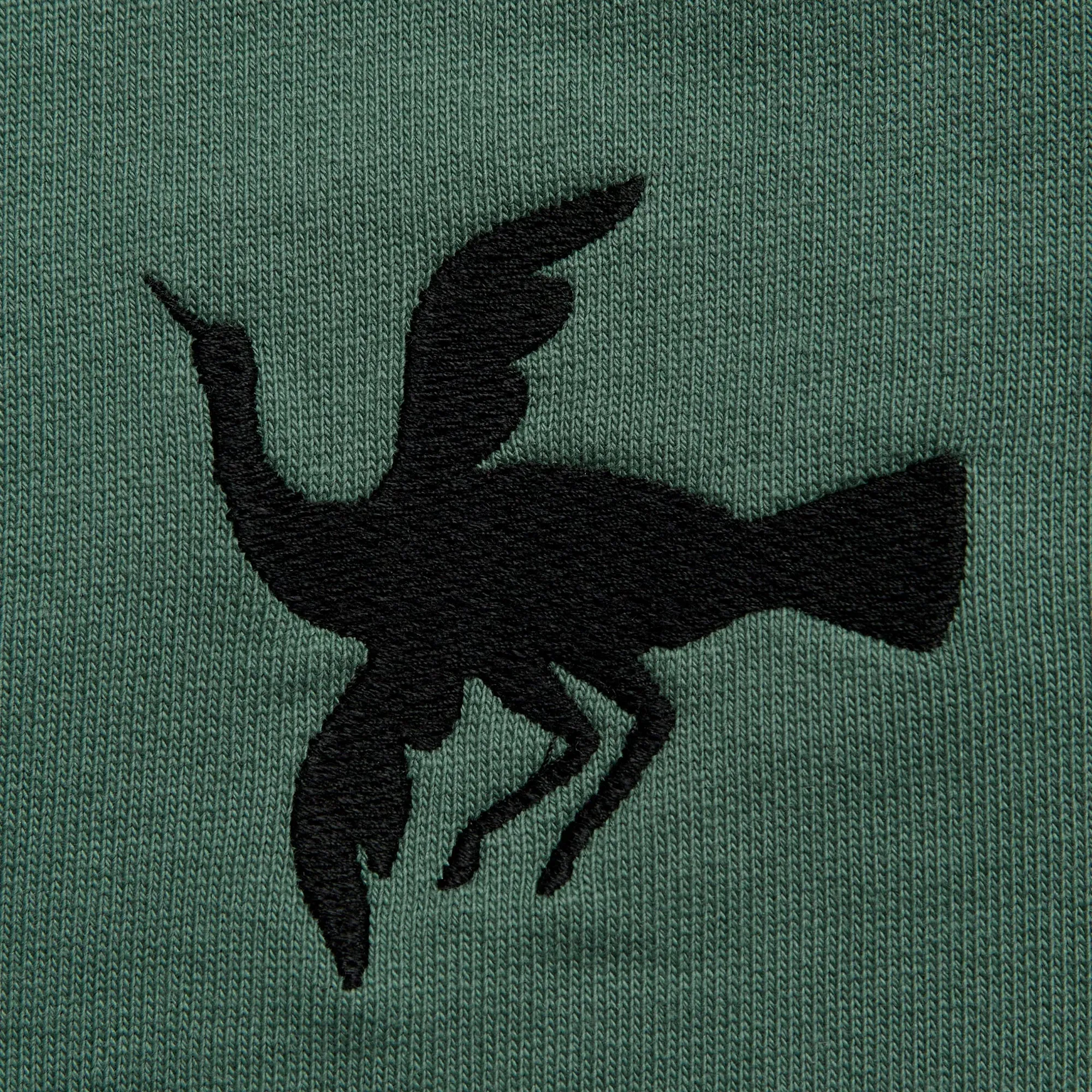 By Parra Snaked By A Horse Crewneck Sweatshirt Pine Green 50216