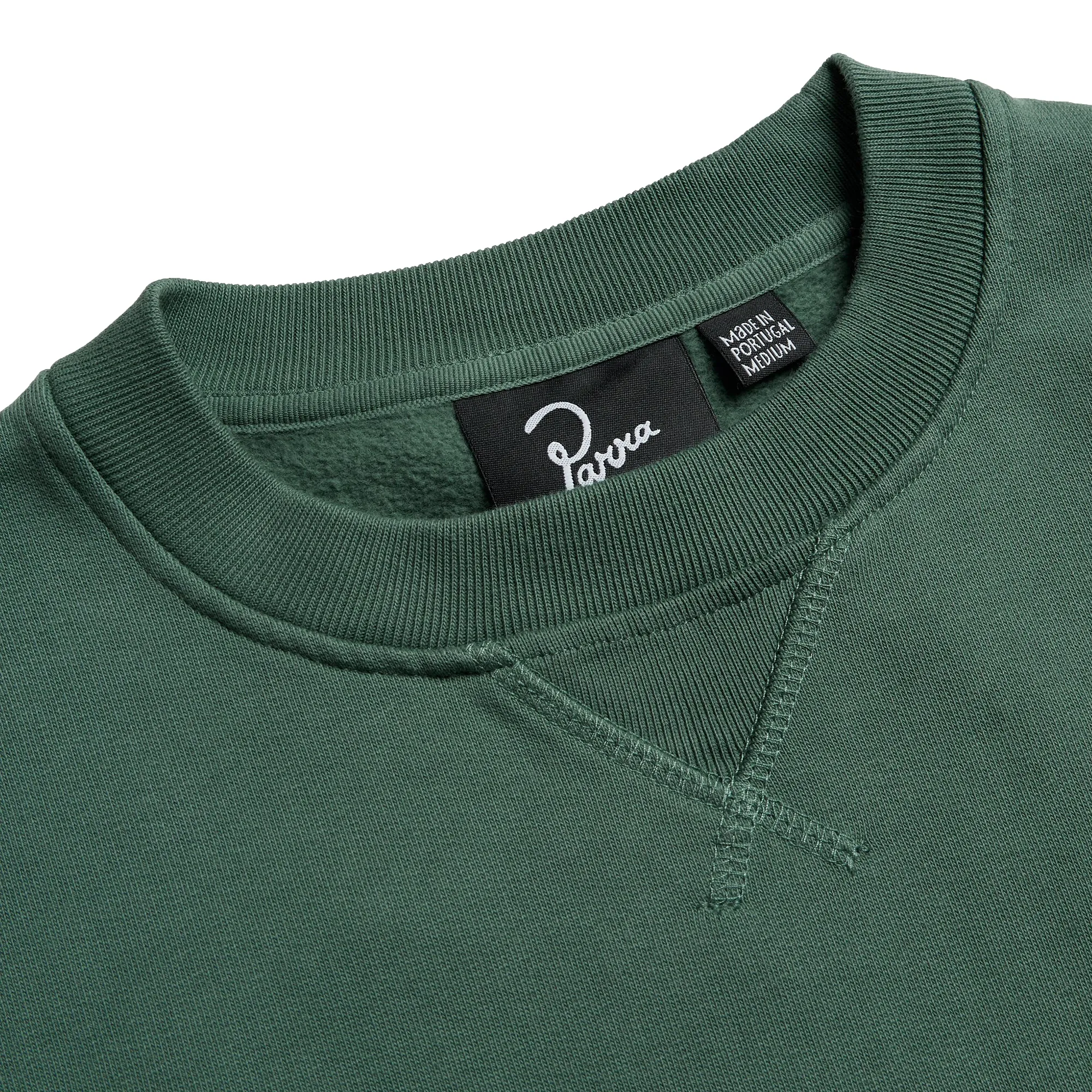 By Parra Snaked By A Horse Crewneck Sweatshirt Pine Green 50216