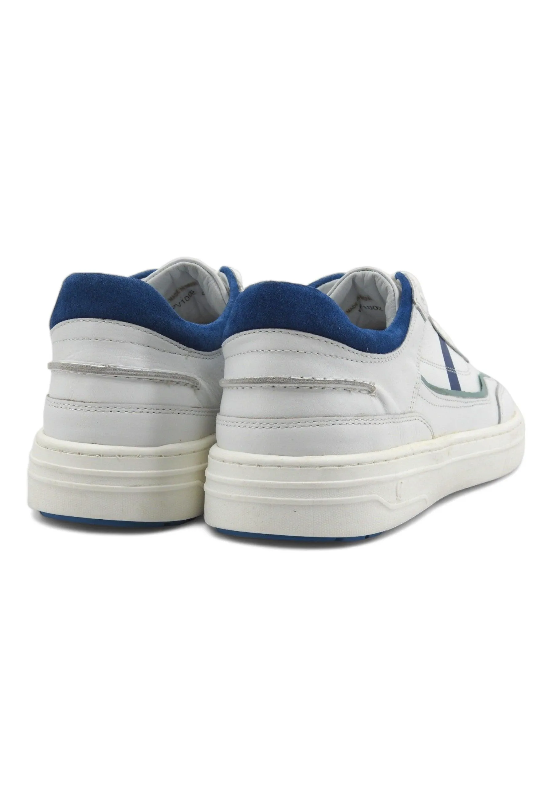 CAFENOIR Sneaker Basket Ox Uomo Bianco Celeste PV1002