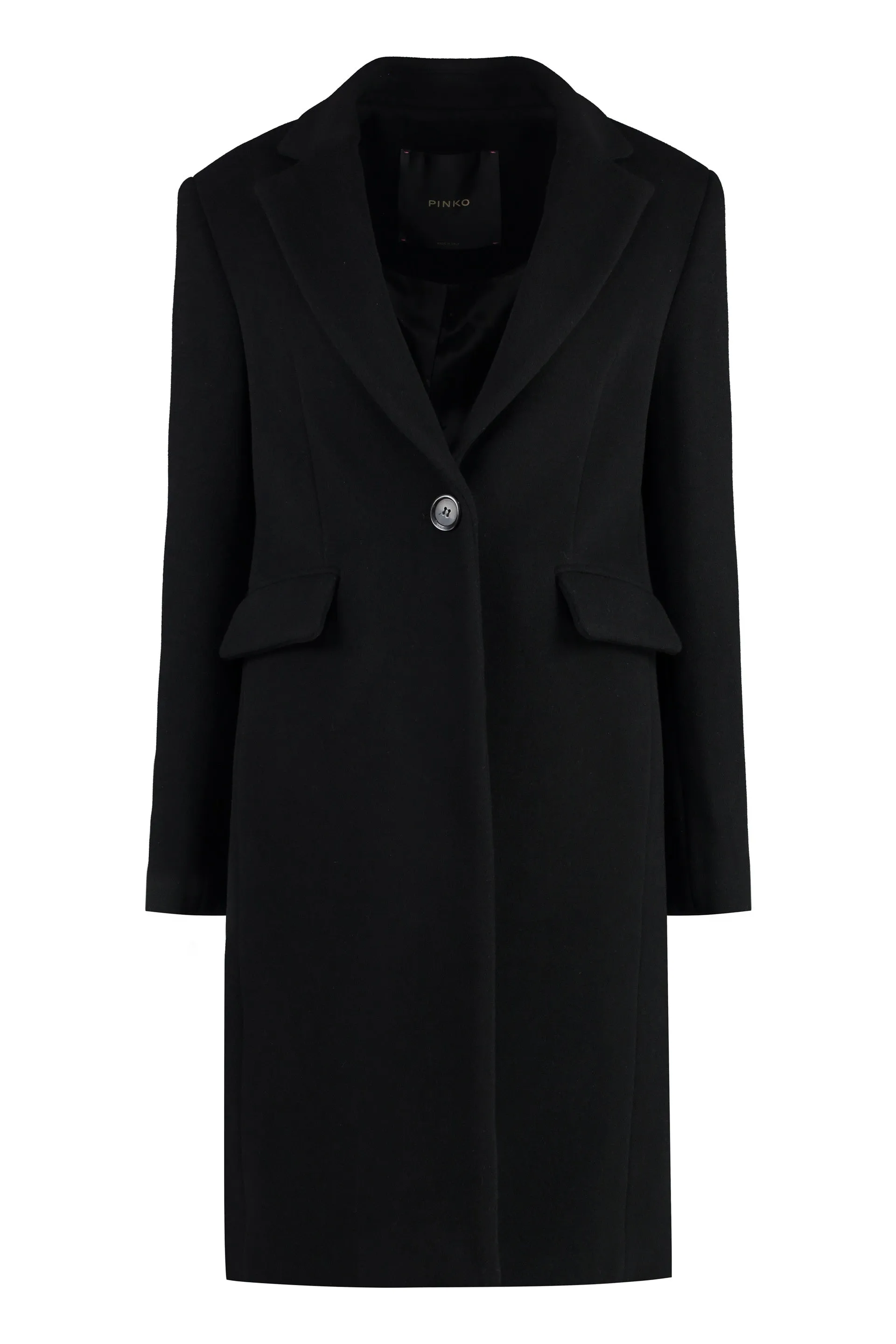 CAMBOGIA SINGLE-BREASTED WOOL COAT