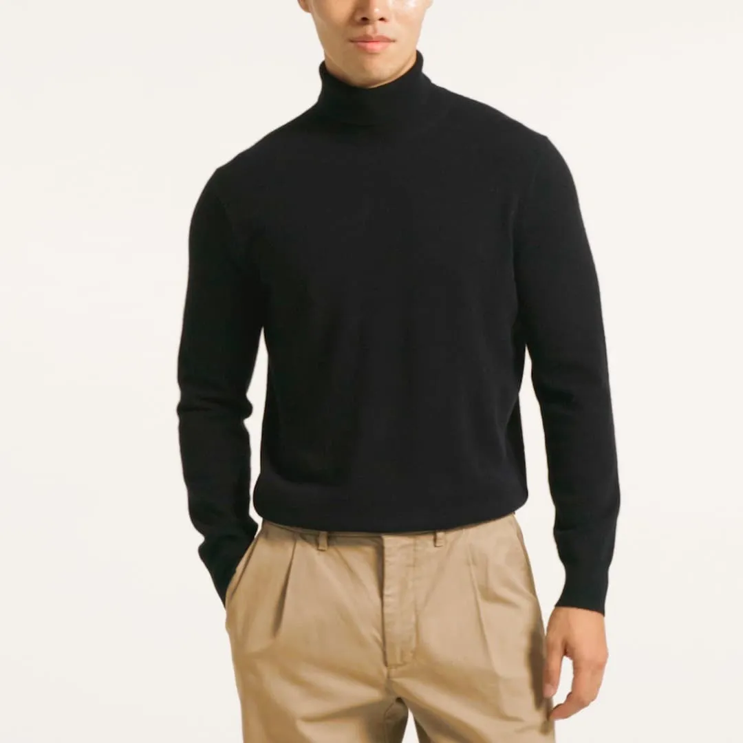 Cashmere turtleneck sweater