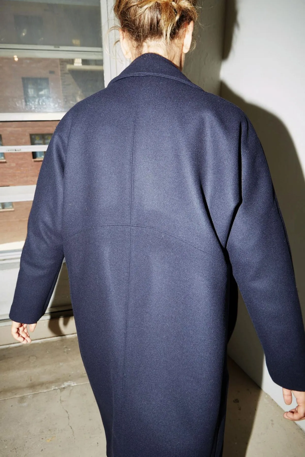 Cashmere Wool Escape Coat - Night Blue