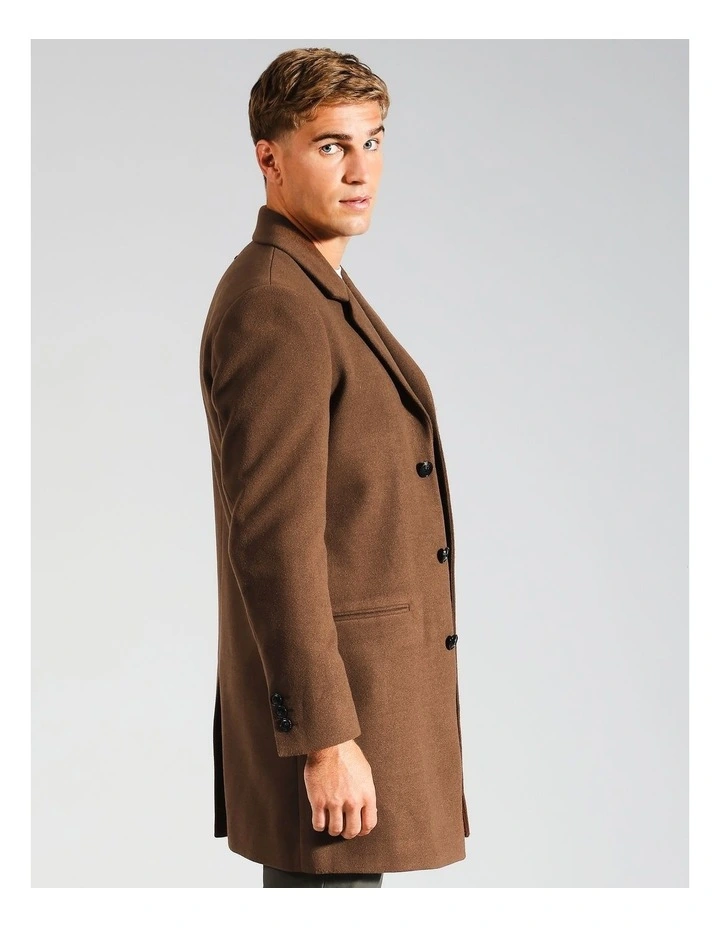 Charlie Car Coat in Brown