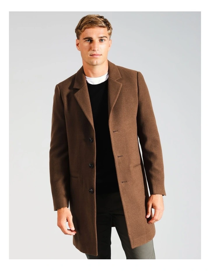 Charlie Car Coat in Brown