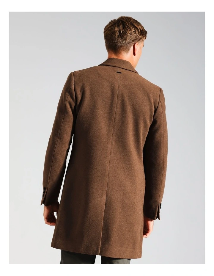 Charlie Car Coat in Brown