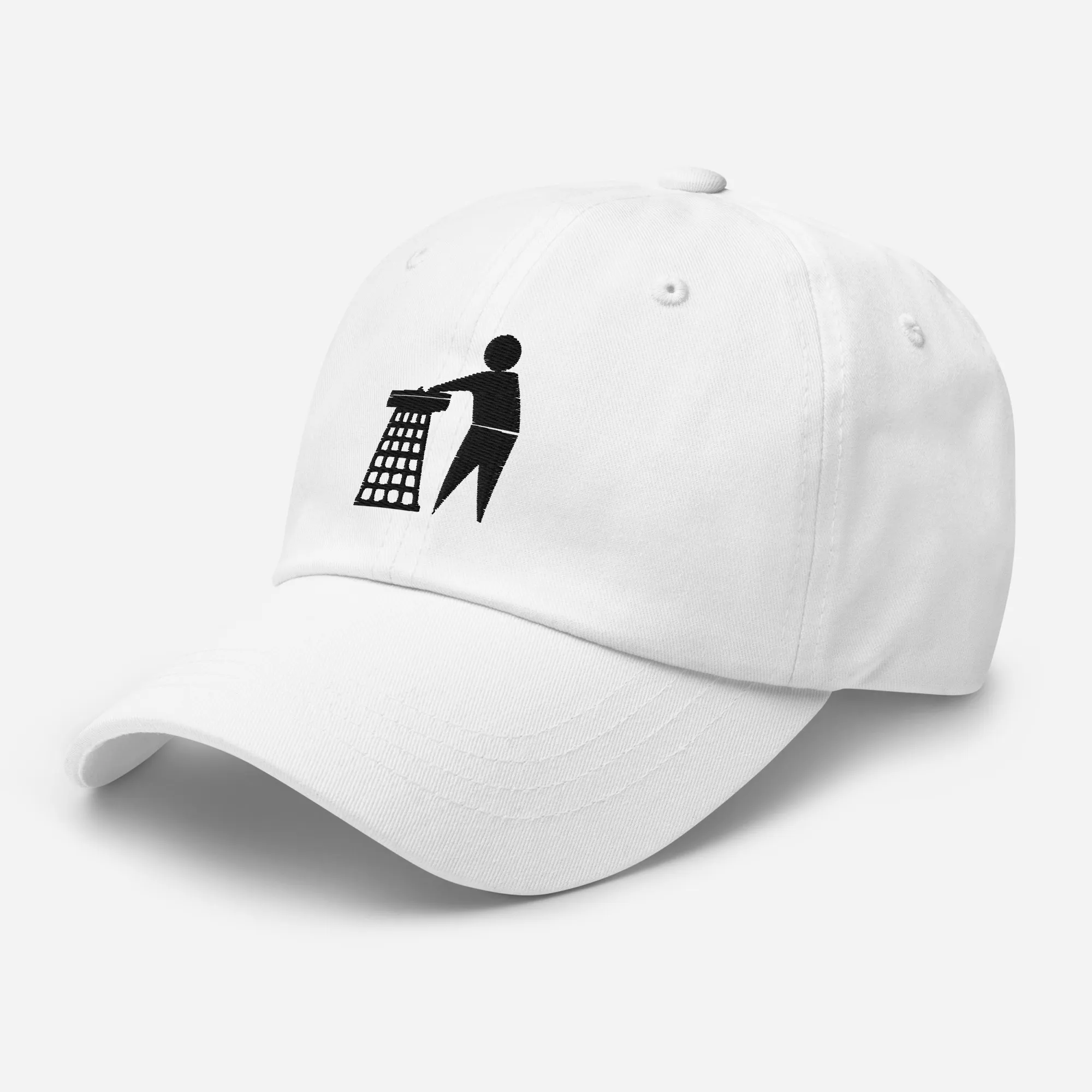 Classic Tidy Black Logo Hat