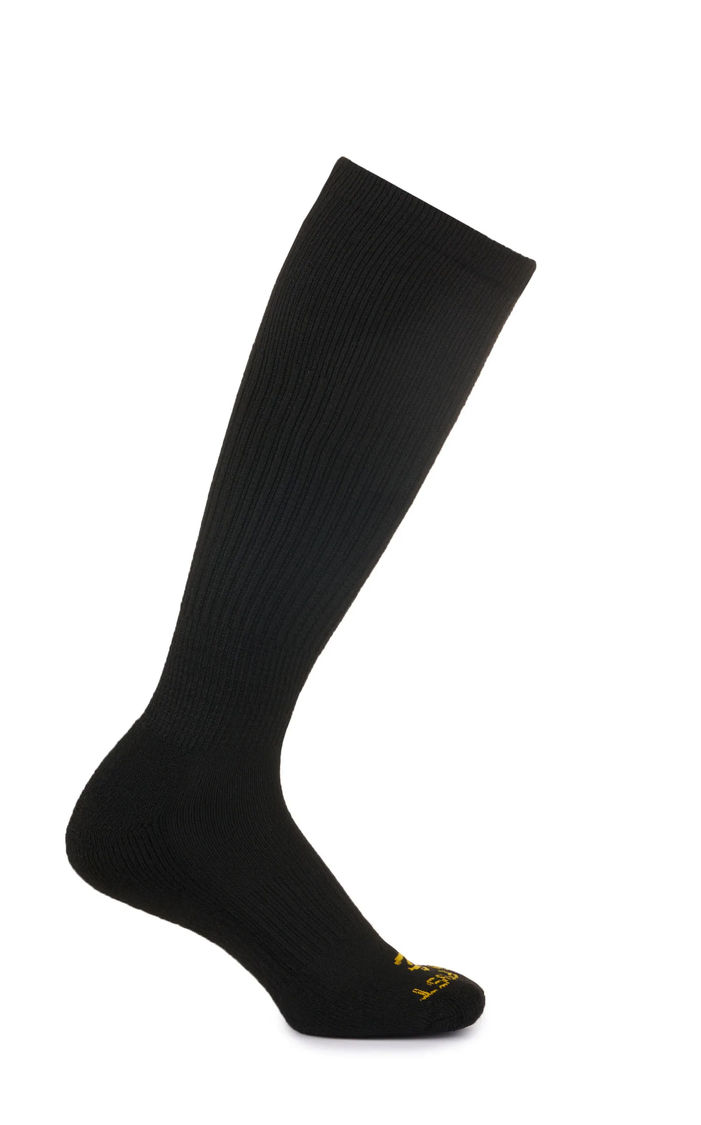 Dan Post Men's Cowboy Certified Black Over the Calf Boot Socks (Fits Sizes 10.5 to 13)