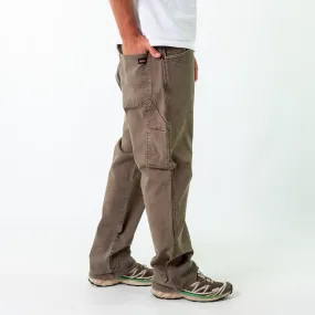 Dark Green 90s Dickies Denim Carpenter Jeans Baggy Pants (36x32)