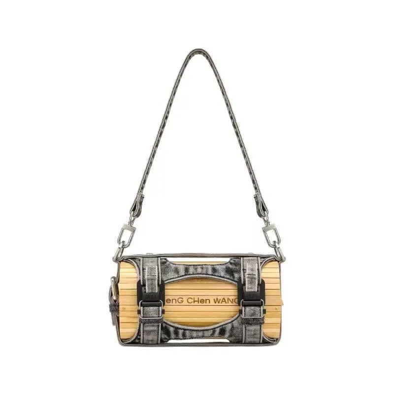 Denim Bamboo Bag-