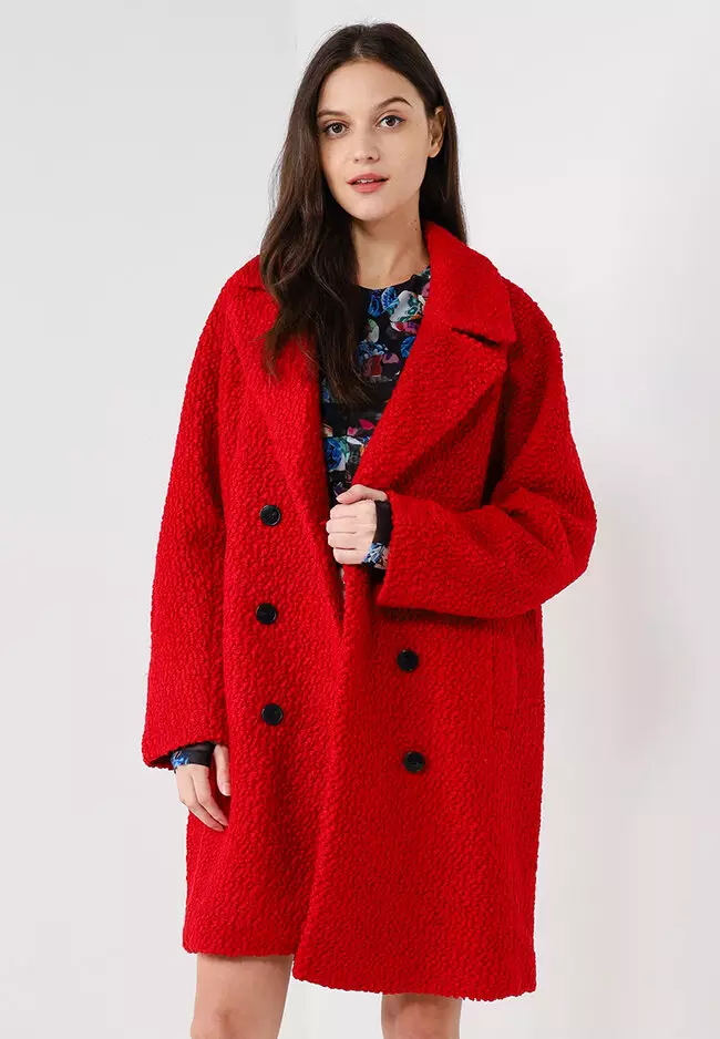 Desigual London Straight Message Coat