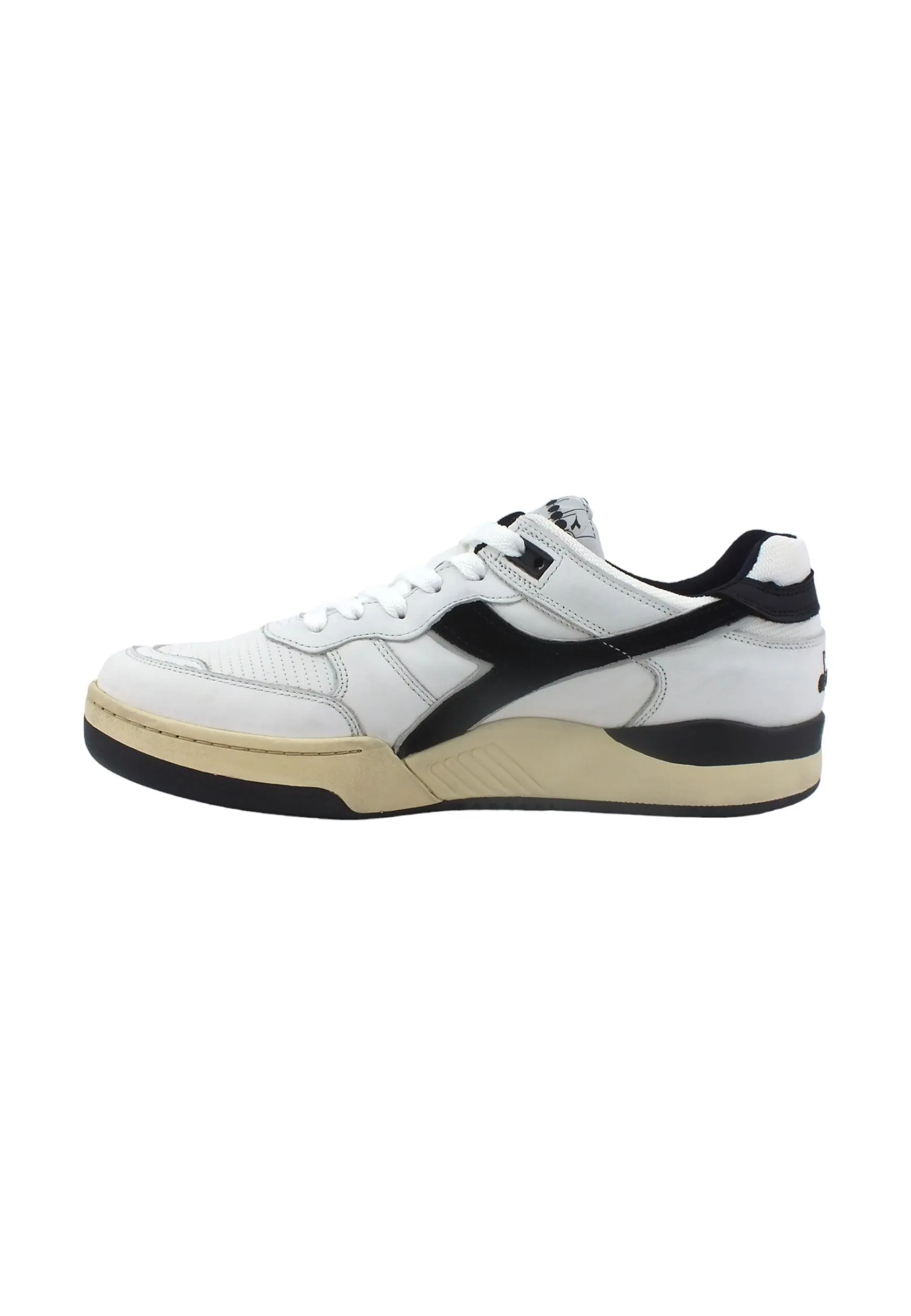 DIADORA B.560 Used Sneaker Uomo White Black 201.18011701C0351