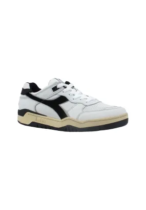 DIADORA B.560 Used Sneaker Uomo White Black 201.18011701C0351