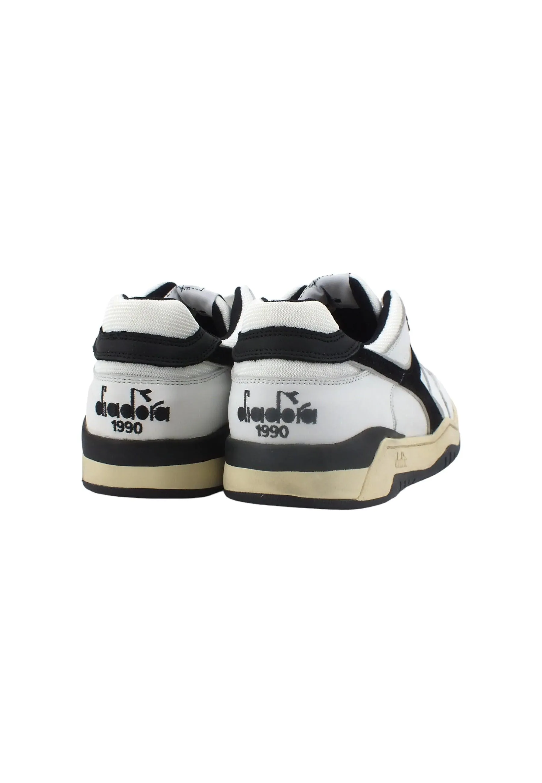 DIADORA B.560 Used Sneaker Uomo White Black 201.18011701C0351