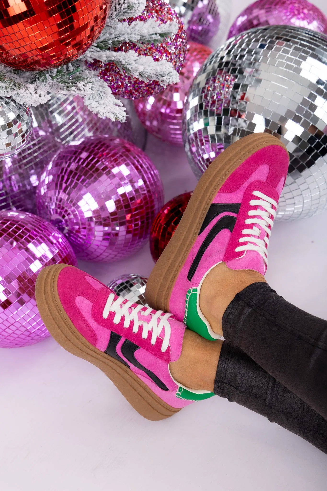 Dodge Sneaker - Pink Multi | Steve Madden