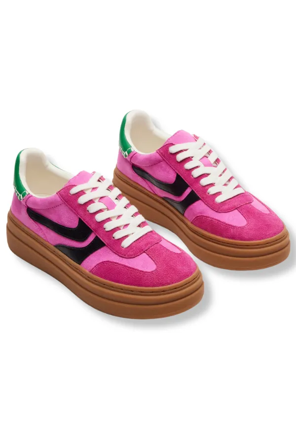 Dodge Sneaker - Pink Multi | Steve Madden