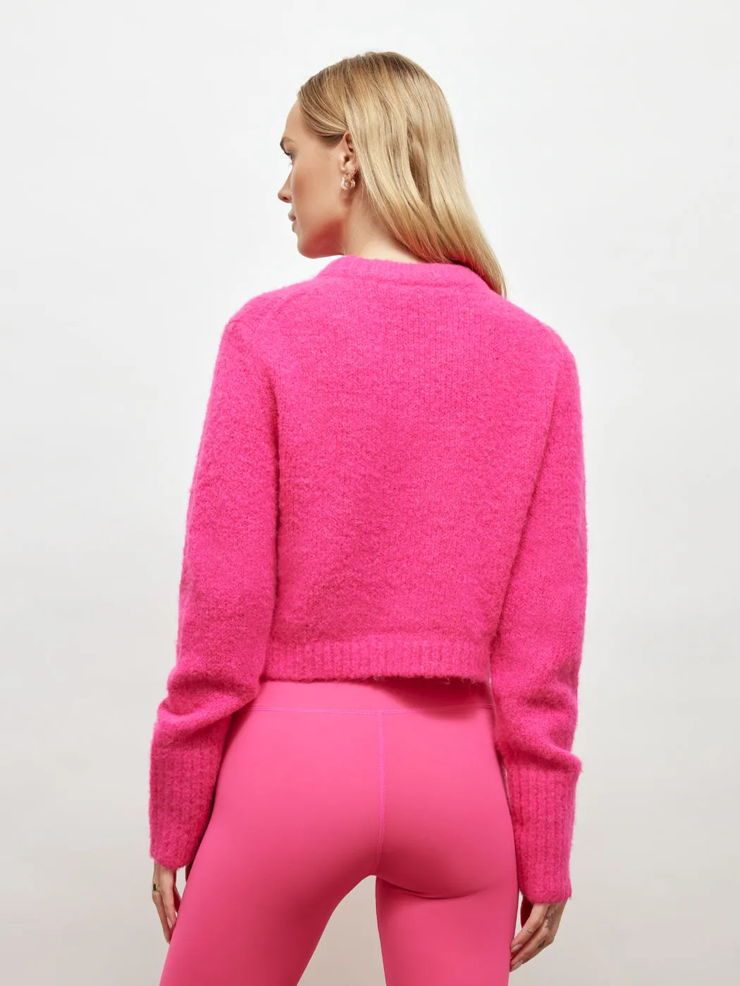 Dondi Knit Sweat - Knockout Pink